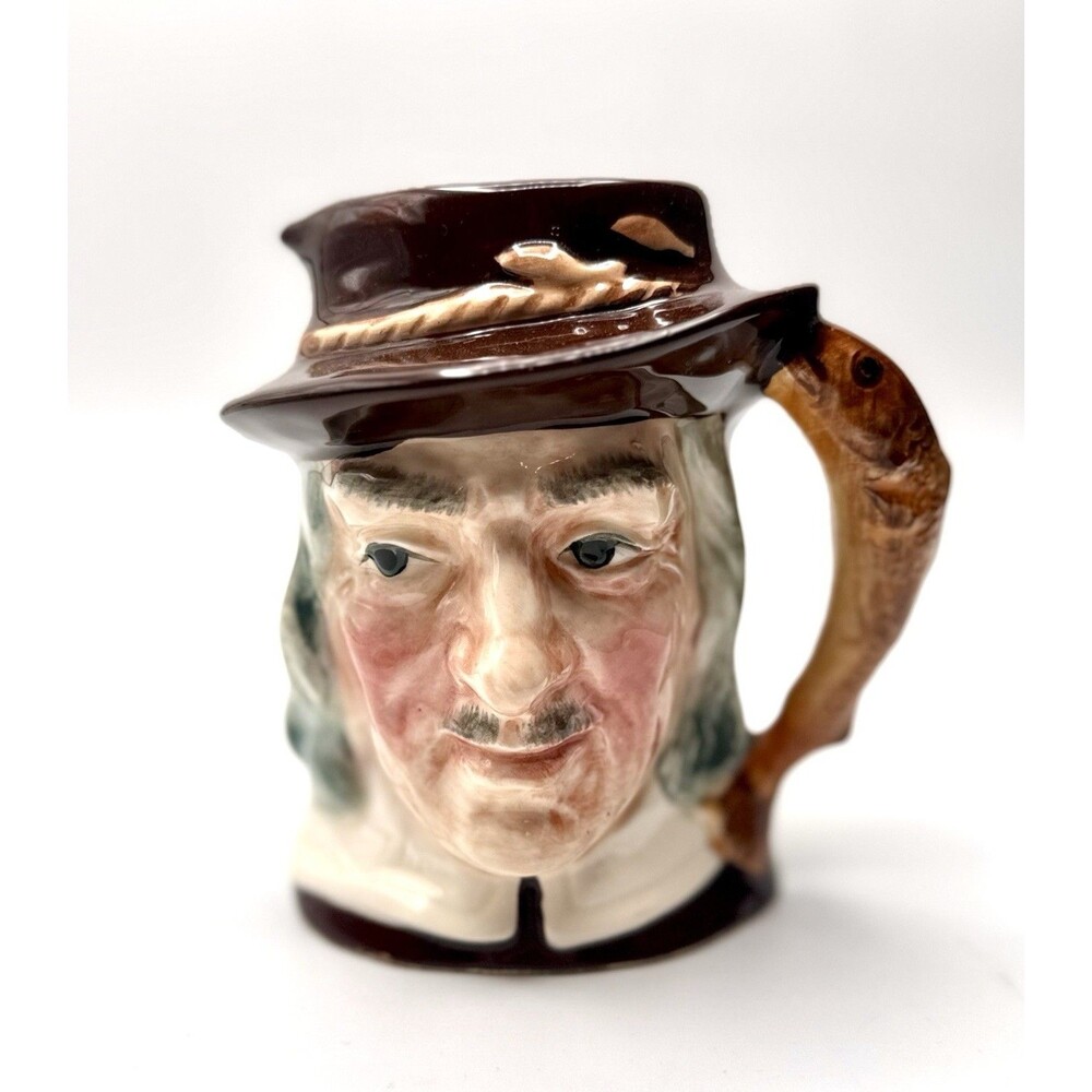 Royal Carlton Izaak Walton The Compleat Angler Toby Jug Mug 8070 Vintage England
